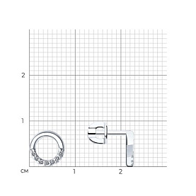 Серьги SOKOLOV - Серебро 925, Фианит (арт. 94023038)