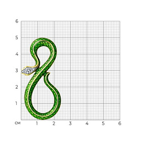 Брошь Diamant - Серебро 925, Фианит, Эмаль (арт. 93-140-01663-1)