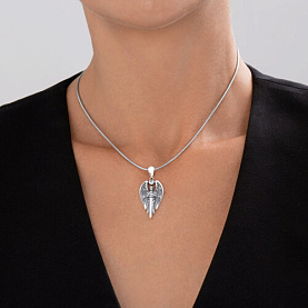 Подвеска SOKOLOV - Серебро 925, Фианит (арт. 95030280)