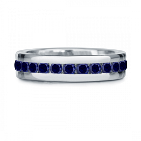 Кольцо Platinum Lab. - Платина 950, Сапфир (арт. ПК-021С-01)