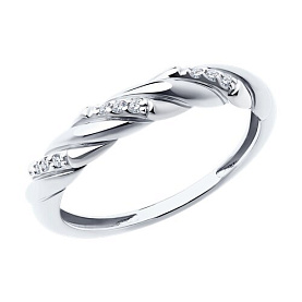 Кольцо Diamant - Золото 585, Фианит (арт. 52-110-02075-1)