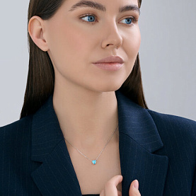 Колье SOKOLOV - Серебро 925, Фианит (арт. 94071333)