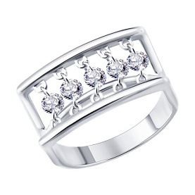 Кольцо Diamant - Серебро 925, Фианит (арт. 94-110-00299-1)