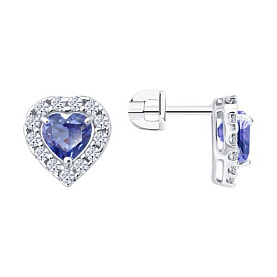 Серьги SOKOLOV - Серебро 925, Фианит (арт. 94027366)
