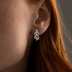 Серьги SOKOLOV - Серебро 925, Фианит (арт. 94022319)
