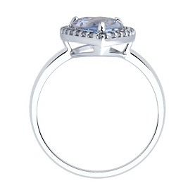 Кольцо SOKOLOV - Серебро 925, Фианит (арт. 94014201)