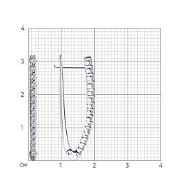 Серьги Diamant - Серебро 925, Фианит (арт. 94-120-01847-1)