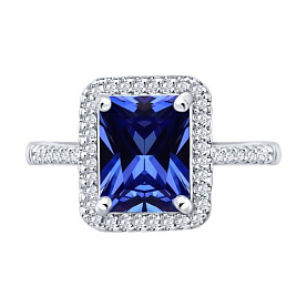 Кольцо SOKOLOV - Серебро 925, Фианит (арт. 94014486-91)