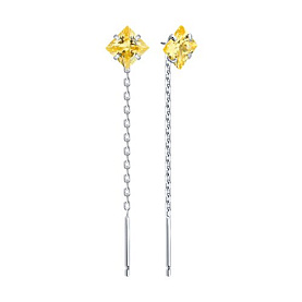 Серьги SOKOLOV - Серебро 925, Фианит (арт. 94027671-91)