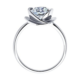 Кольцо SOKOLOV - Серебро 925, Фианит (арт. 94012821)