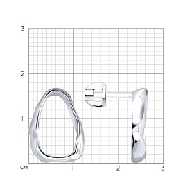 Серьги Diamant - Серебро 925 (арт. 94-122-00108-1)