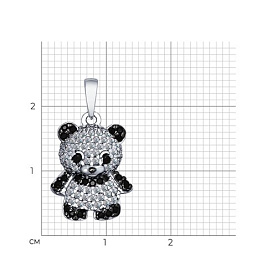 Подвеска SOKOLOV - Серебро 925, Фианит (арт. 94031880)