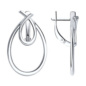 Серьги Diamant - Серебро 925 (арт. 94-120-01566-1)