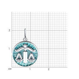 Подвеска Diamant - Серебро 925, Фианит, Эмаль (арт. 94-130-02330-1)