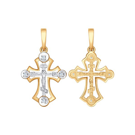 Подвеска SOKOLOV - Золото 585, Фианит (арт. 121367)