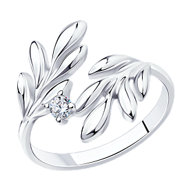 Кольцо SOKOLOV - Серебро 925, Фианит (арт. 94012160)