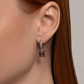 Серьги SOKOLOV - Серебро 925, Фианит (арт. 94026308-91)