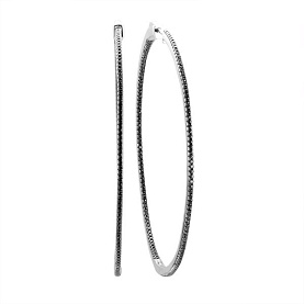 Серьги FRESH - Серебро 925, Синтетическая шпинель (арт. CZ-E04444-X-WB-X-X-B)