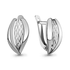 Серьги Аквамарин - Серебро 925 (арт. 33402.5)