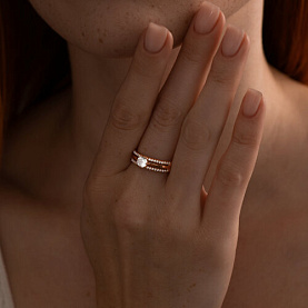 Кольцо SOKOLOV - Серебро 925, Фианит (арт. 93011011)