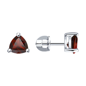 Серьги SOKOLOV - Серебро 925, Гранат (арт. 92020042)