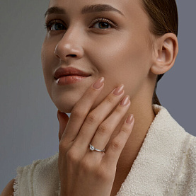 Кольцо SOKOLOV - Серебро 925, Фианит (арт. 94014874)