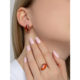 Серьги SOKOLOV - Золото 375, Янтарь (арт. 37726839)