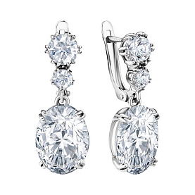 Серьги Talant - Серебро 925, Фианит (арт. 14-72-0001-14096)