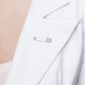 Булавка SOKOLOV - Серебро 925, Фианит (арт. 94040093)