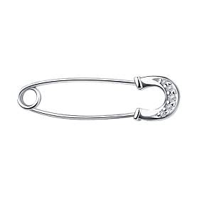 Булавка SOKOLOV - Серебро 925, Фианит (арт. 94040093)