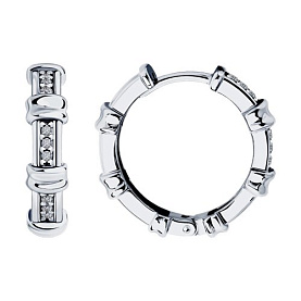 Серьги Diamant - Серебро 925, Фианит (арт. 94-120-01547-2)