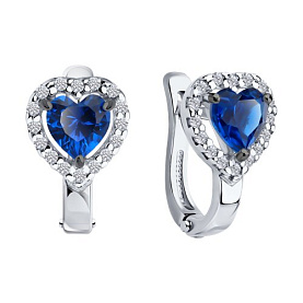 Серьги SOKOLOV - Серебро 925, Фианит (арт. 94026818)