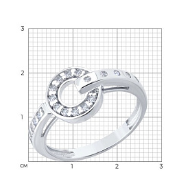 Кольцо Diamant - Серебро 925, Фианит (арт. 94-110-02241-1)