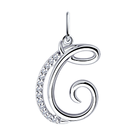 Подвеска Diamant - Серебро 925, Фианит (арт. 94-130-01379-1)