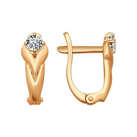 Серьги SOKOLOV - Серебро 925, Фианит (арт. 93020640)