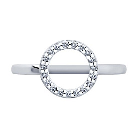 Кольцо SOKOLOV - Серебро 925, Фианит (арт. 94013772)