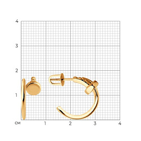 Серьги Diamant - Серебро 925 (арт. 93-122-02009-2)