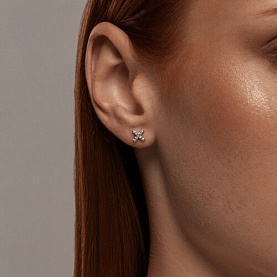 Серьги SOKOLOV - Серебро 925, Фианит (арт. 94026666)