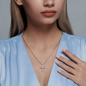 Подвеска SOKOLOV - Серебро 925, Фианит (арт. 94032905)