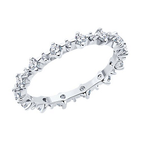 Кольцо SOKOLOV - Серебро 925, Фианит (арт. 94014086)