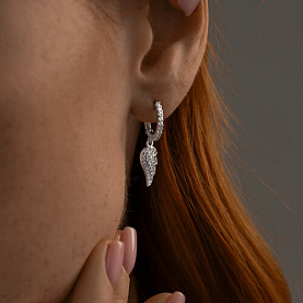 Серьги SOKOLOV - Серебро 925, Фианит (арт. 94025730)