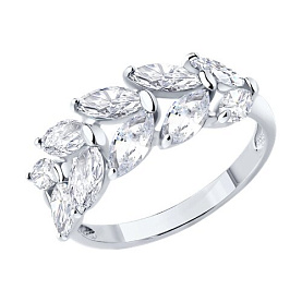 Кольцо Diamant - Серебро 925, Фианит (арт. 94-110-00014-1)