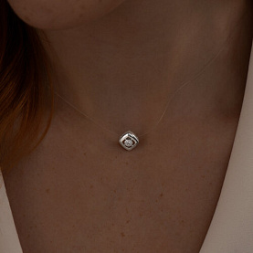 Колье SOKOLOV - Серебро 925, Фианит (арт. 94070273)