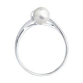 Кольцо Diamant - Серебро 925, Жемчуг имитация (арт. 94-110-00003-1)
