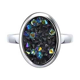 Кольцо Diamant - Серебро 925, Кристальная ткань (арт. 94-110-00105-2)