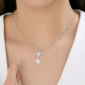 Колье SOKOLOV - Серебро 925, Фианит (арт. 94071324)