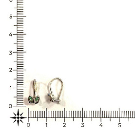 Серьги POKROVSKY - Серебро 925, Фианит (арт. 0201564-00445)