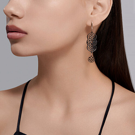 Серьги Diamant - Золото 585 (арт. 51-121-02113-1)