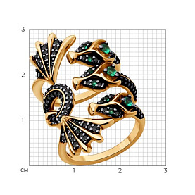 Кольцо SOKOLOV - Серебро 925, Фианит (арт. 93011116)