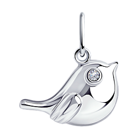 Подвеска Diamant - Серебро 925, Фианит (арт. 94-130-01069-1)